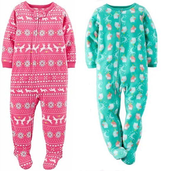 Pack of 2 sleepers, footed pyjamas, 24 months - Picture 1 of 4